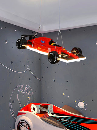 Niklas - Boys Ceiling Light Hanging Racing Car
