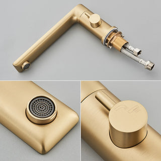 Klaas - Modern 4 Piece Bathtub Tap Set with Handheld Shower