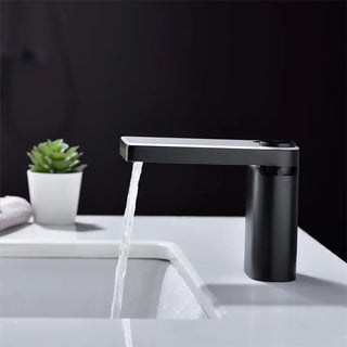 Markita - LED Display Black & White Smart Basin Tap