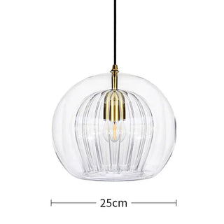 Afonso - Glass Double Shade Pendant Hanging Ceiling Light