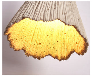 Vlore - Wabi Sabi Wood Style Long Cone Tube Pendant Ceiling Light