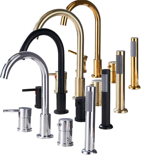Hera - Deck Mounted Bathroom Tap Set