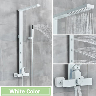 Beverly - Rainfall Thermostatic Shower Set with Body Jets