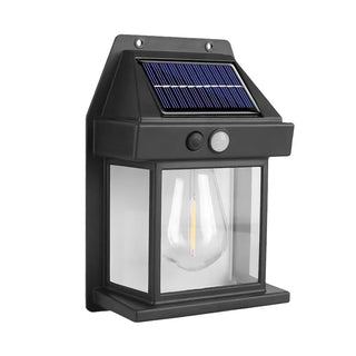 Basil - Modern Vintage LED Waterproof Solar Wall Lamp