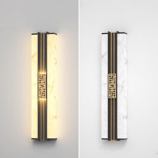 Jaspar - Marble Style Outdoor LED Wall Light Bar
