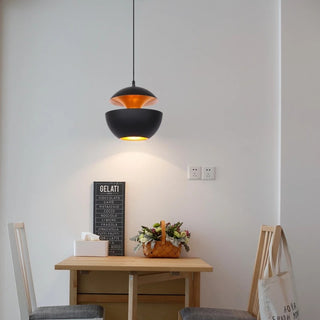 Jeffery - Modern Bronze Apple Round Hanging Pendant Ceiling Light