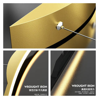 Emiliano - Modern Thin Curved Bar Ceiling Light Chandelier