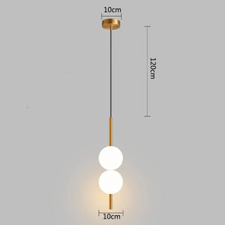 Tora - Modern Hanging Frosted Milk Glass Ball Pendant Ceiling Light