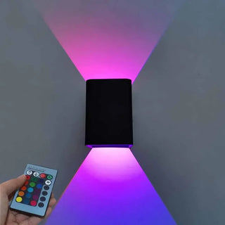 Lynessa - Dimmable Multicolour Up/Down Remote Control Wall Light