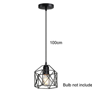 Solberg - Modern Metal Cage Pendant Ceiling Light
