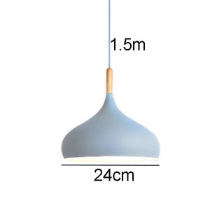 Simon - Modern Teardrop Wood Hanging Nordic Ceiling Pendant Light