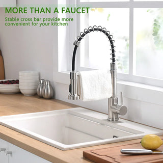 Barb - Pull Down Swivel Spout Kitchen Tap Hot/Cold Water