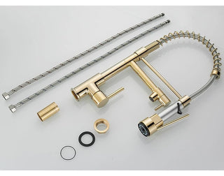 Gena - Pull Out Spout Hot/Cold Dual Hole Mixer Tap