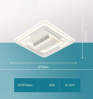 Norak - Smart App Ceiling Fan Light Bladeless Remote Control