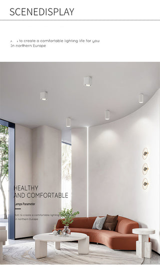 Koska - Modern Nordic Resin LED Ceiling Downlight Anti-Glare
