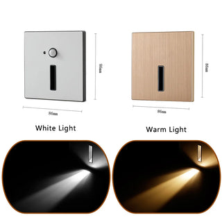 Orson - Motion Detect Wall Sconce Lamp Automatic Recessed Footlights