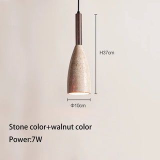 Howick - Wabi Sabi Yellow Cave Stone LED Pendant Light