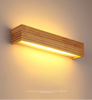 Gisselle - Solid Wood Sconce Bathroom Makeup Mirror Wall Lights