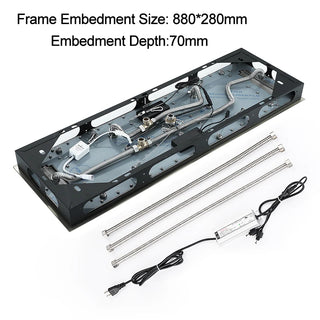 Loida - Modern LED Stainless Steel Ceiling Mounted Shower Panel with Phone Control