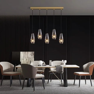 Adam - LED Glass Crystal Modern Pendant Ceiling Light