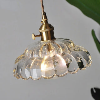 Allen - Glass Round Pendant Hanging Ceiling Light