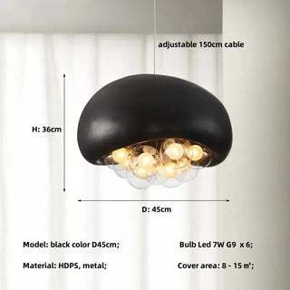 Garland - Wabi-Sabi Modern Minimalist Bulbs Nest Ceiling Light