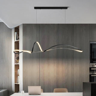 Gulya - Long Thin Bar LED Modern Ceiling Chandelier Light