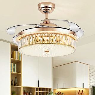 Olesia - 42inch Chandelier Remote Control Ceiling Fan