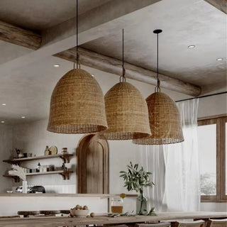 Pascal  - Japanese Style Round Bamboo Pendant Ceiling Light
