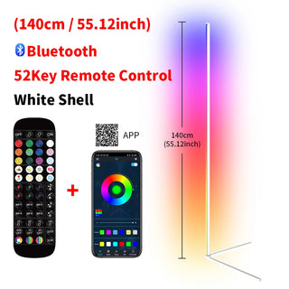 Arina - Modern Thin Bar RGB LED Floor Light