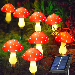 Rea - Solar Mushroom Multicolour Garden Light