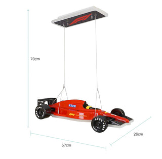 Niklas - Boys Ceiling Light Hanging Racing Car