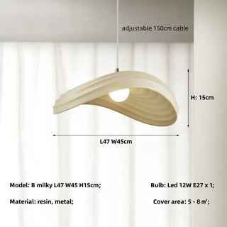 Lisbon - Minimalist Macron Droplight Hanging Patterned Shade Pendant Light