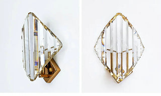 Eren - Luxury Crystal Striped Gold Wall Light