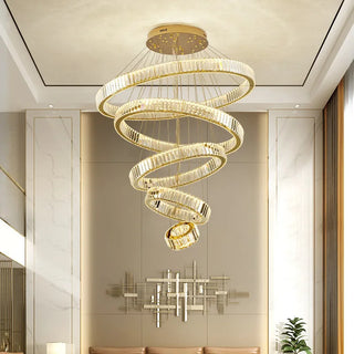 Curl - Hanging Tiered Ceiling Chandelier