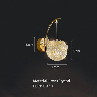 Debbi - Modern Gold Crystal Ball Pendant Ceiling Light