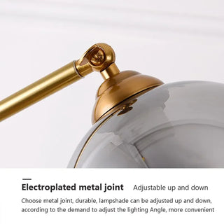 Jeanette - Modern Glass Orb Table Lamp