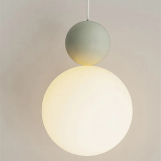 Telde - Modern Minimalist LED Hanging Double Ball Pendant Ceiling Light