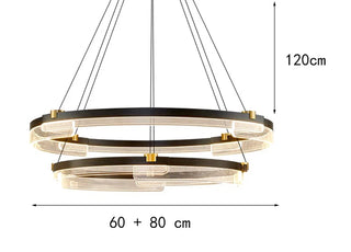 Serena - Modern Hanging Round LED Ceiling Chandelier