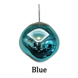 Zofia - Modern Hanging Round Coloured Glass Hanging Pendant Ceiling Light