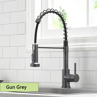 Barb - Pull Down Swivel Spout Kitchen Tap Hot/Cold Water