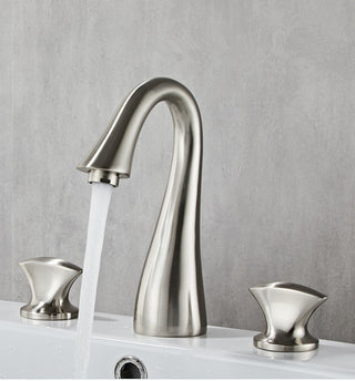 Cyprian - Modern 5 Piece Bathtub Filler Set with Pull Out Handheld Shower