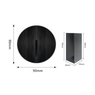 Desiree - Round Embedded Footlights Stair Motion Sensor Recessed LED Wall Lamp