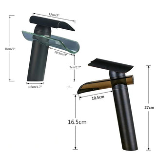 Zale - Waterfall Single Lever Modern Bathroom Tap
