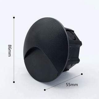 Corinne - Round Stair Aisle Motion Sensor Wall Light- Round Stair Aisle Motion Sensor Wall Light - Round Embedded Stair Aisle Motion Sensor Wall Light