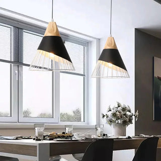 Clairmont - Nordic Hanging Wood Hanging Pendant Ceiling Light