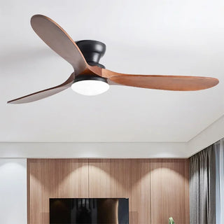 Belisario - 42/52Inch 3 Blade Brown Ceiling Fan with LED Light