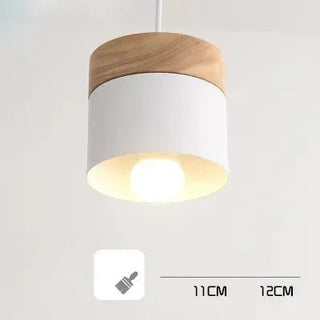 Cynara  - Nordic Wood Round Pendant Hanging Ceiling Light