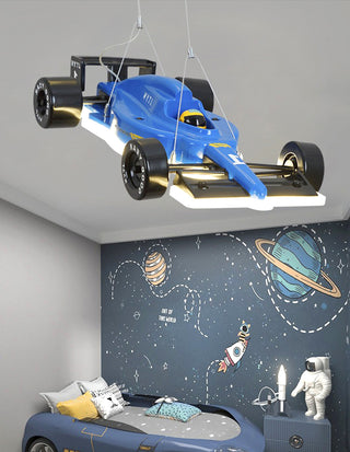 Niklas - Boys Ceiling Light Hanging Racing Car