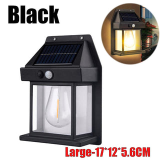 Basil - Modern Vintage LED Waterproof Solar Wall Lamp